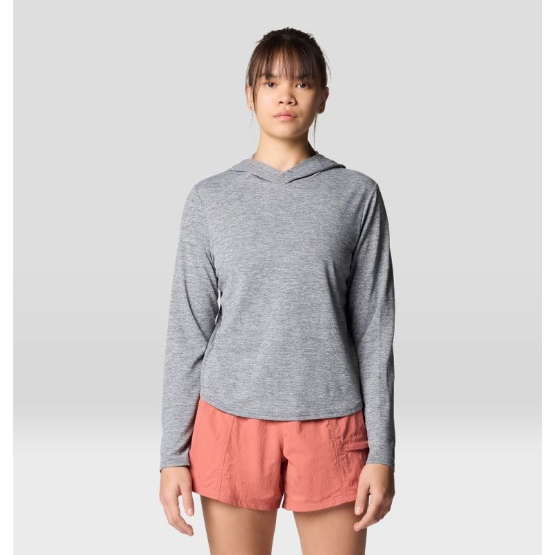 Women’s Sunblocker Long Sleeve Hoody – Dark Storm Heather