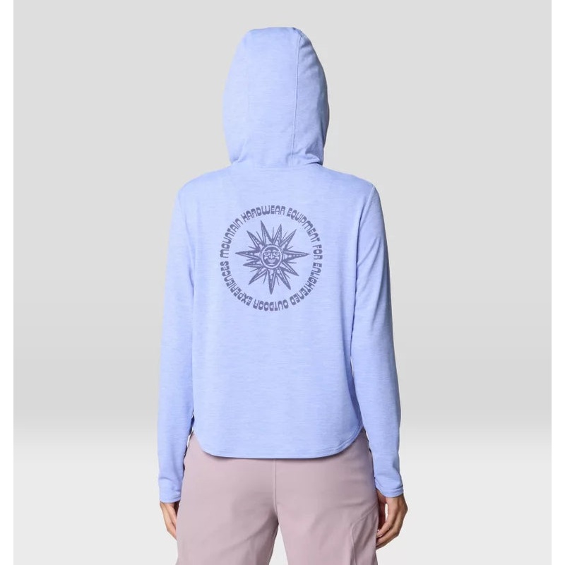Women’s Sunblocker Long Sleeve Hoody – Light Illusion Heather