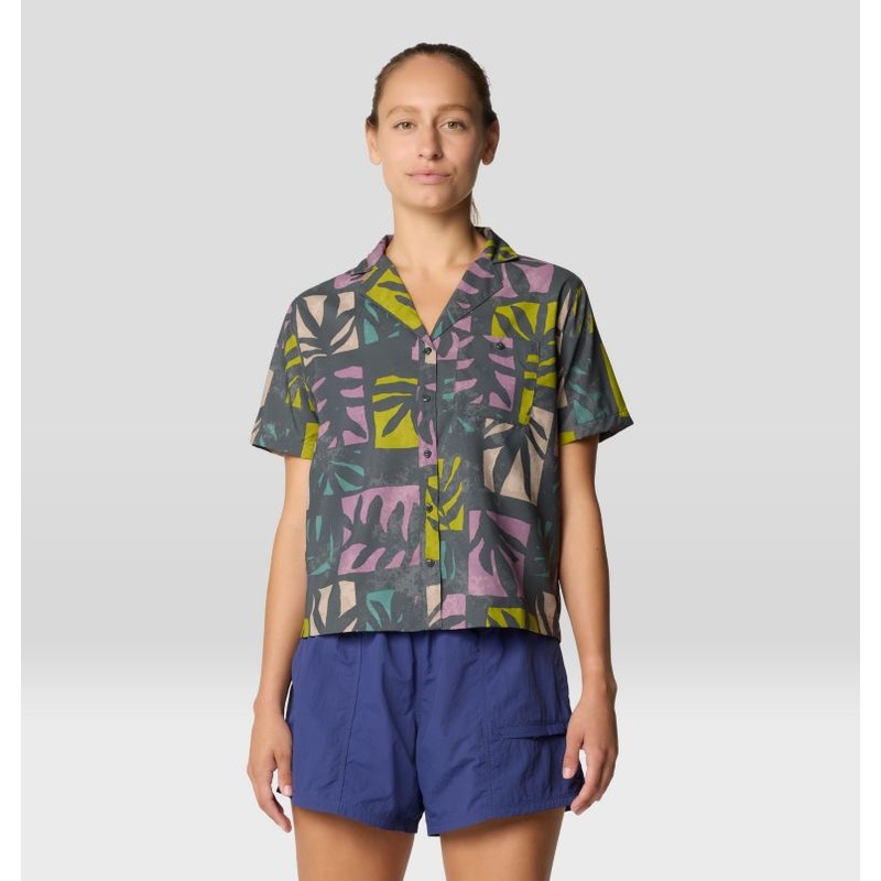 Women’s Trail Sender Short Sleeve – Volcanic Meadows Print
