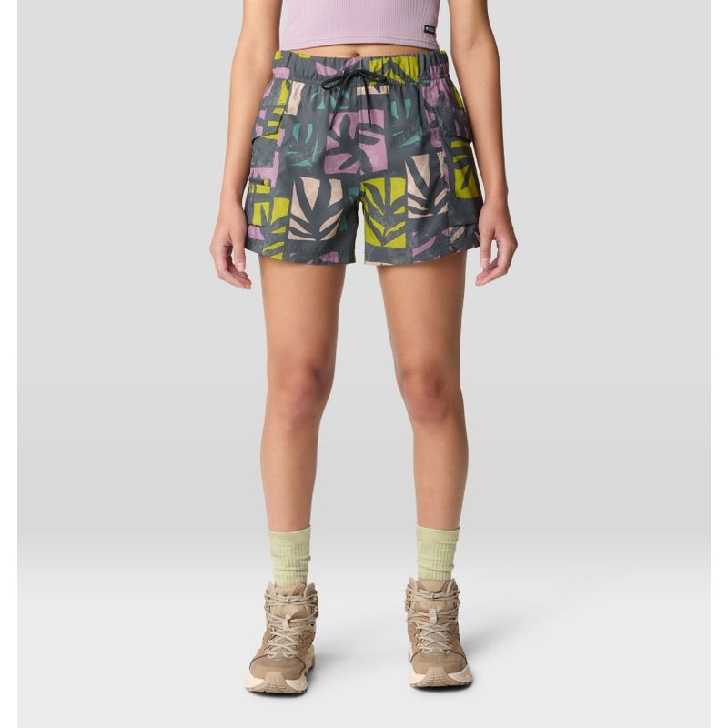 Women’s Trail Sender Short – Volcanic Meadows Print