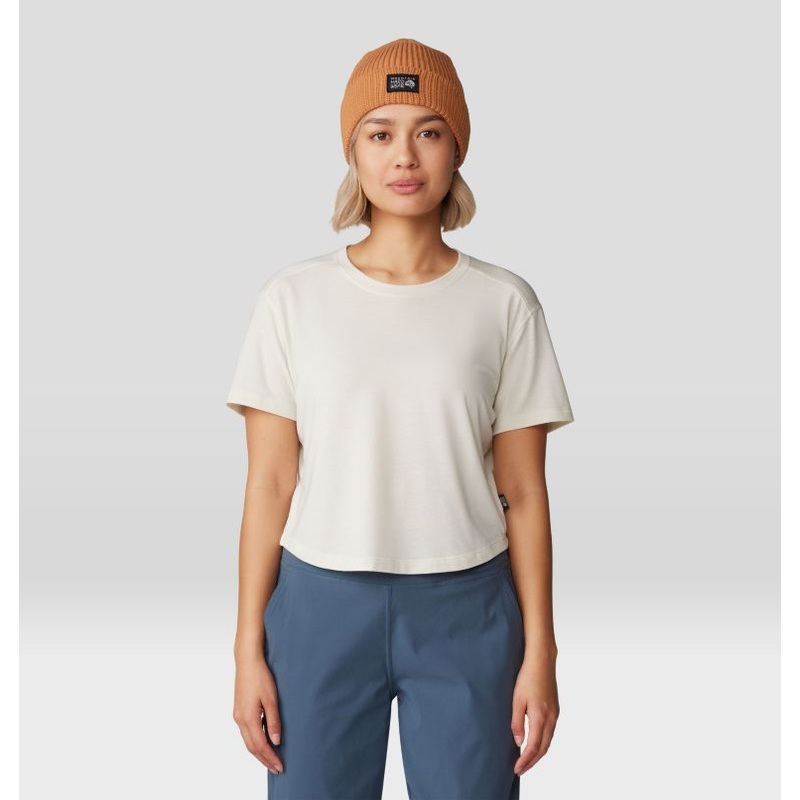 Women’s Trekkin Go Short Sleeve – Stone