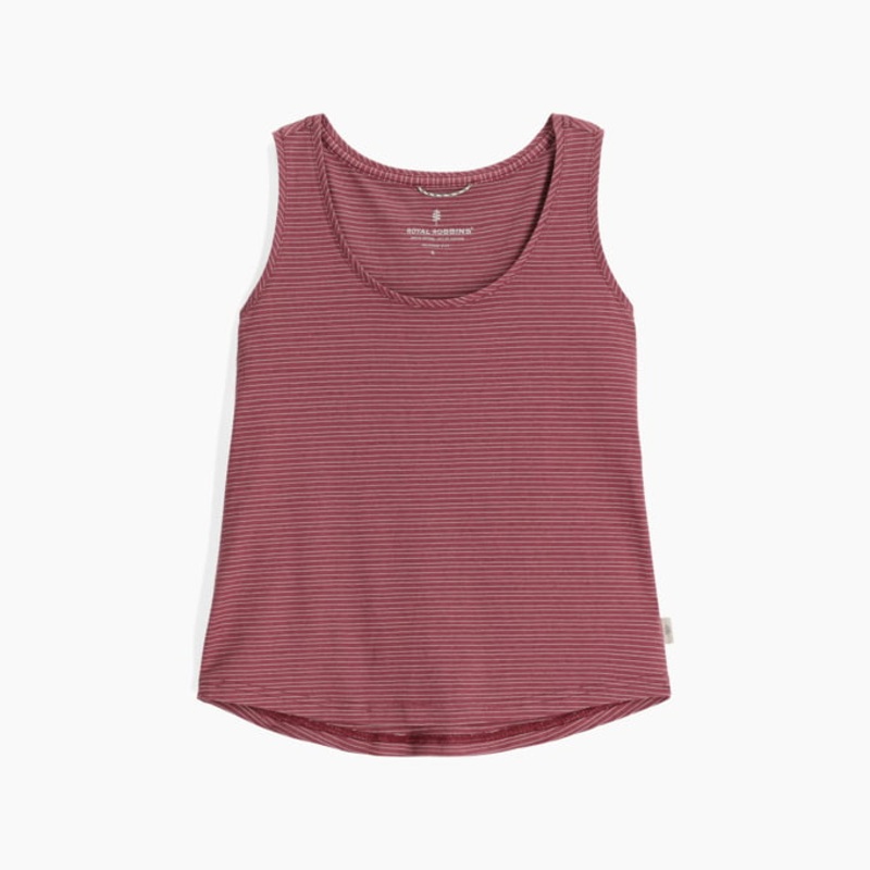 Women’s Vacationer Boxy Tank – Wild Rhubarb Strawberry