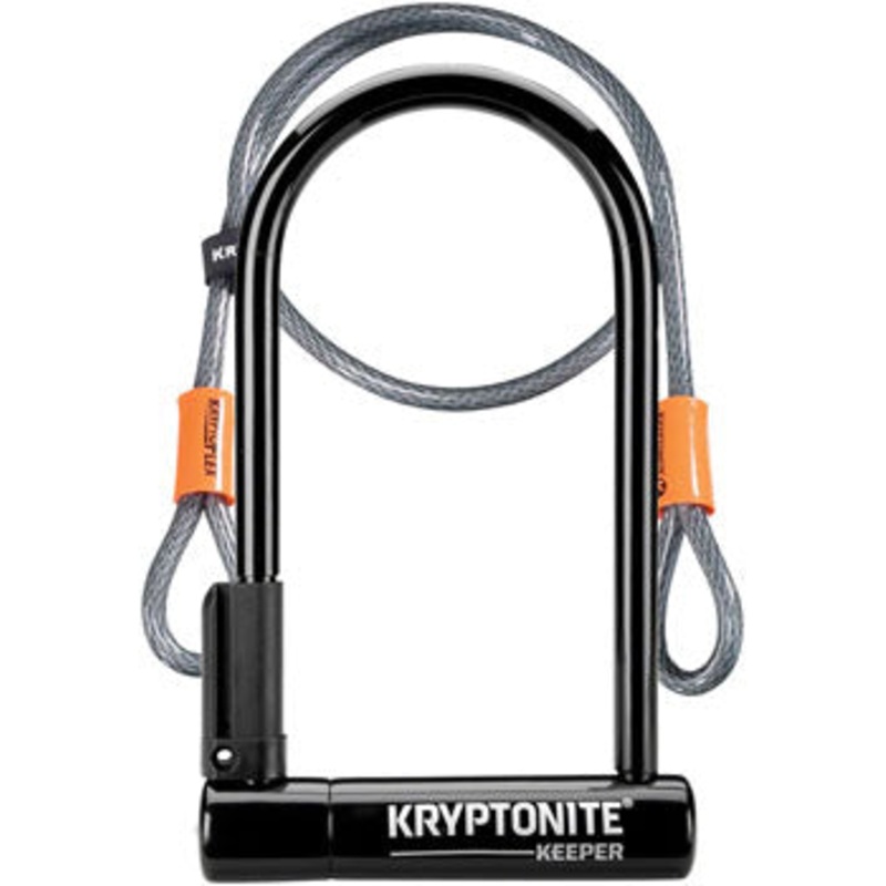 Keeper U-lock-keyed 4in Cable And Bracket