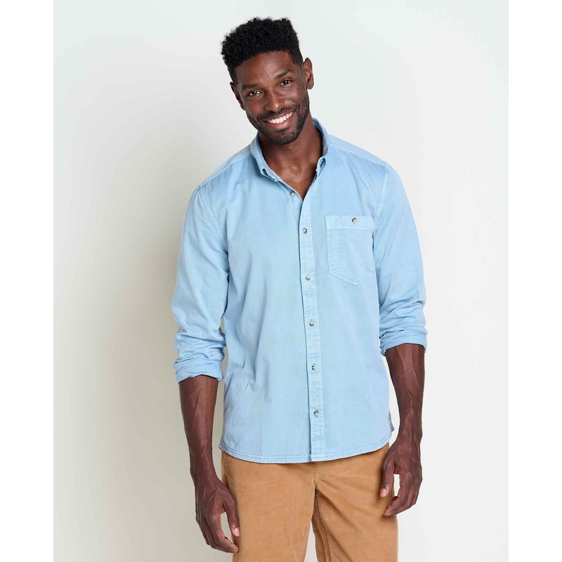 Men’s Arroyo Twill Long-Sleeve Shirt – Skyway
