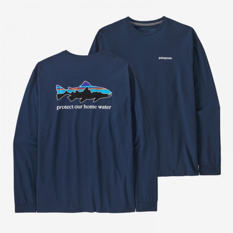 Men’s Long-Sleeved Home Water Trout Responsibili-Tee