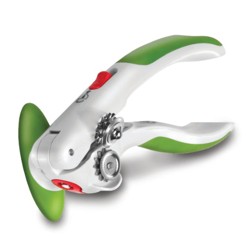 Zyliss Lock N’ Lift Can Opener With Lid Lifter Magnet, Green