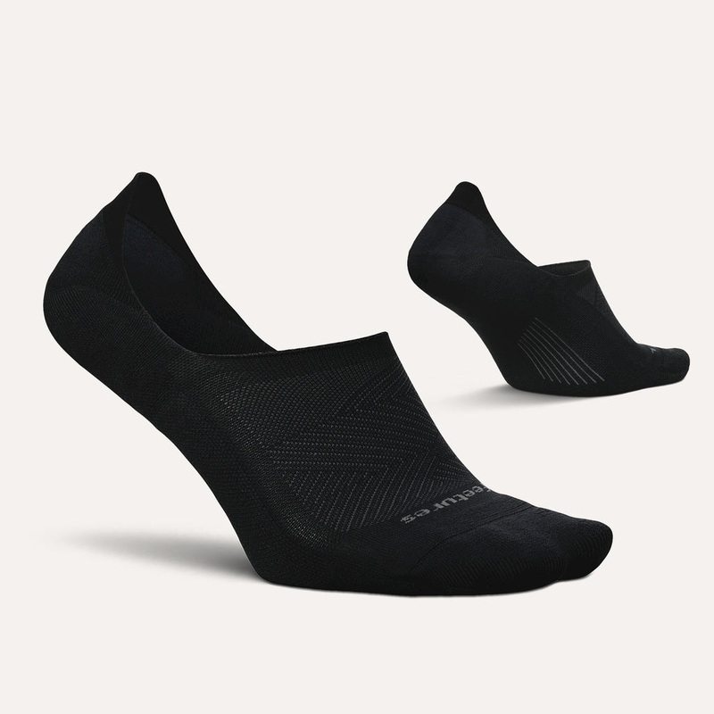 Elite Invisible Light Cushion Sock – Black