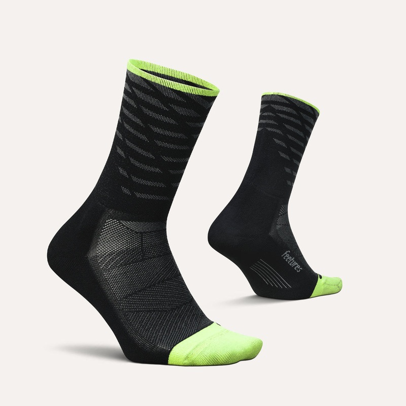 Elite Light Cushion Mini Crew Sock – Tempo Black