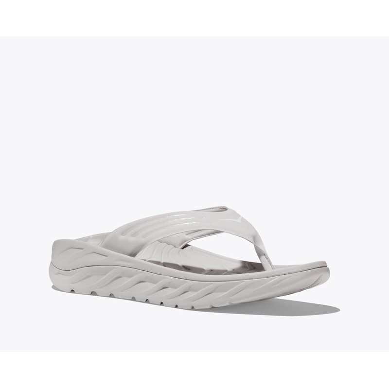 Men’s ORA Recovery Flip Sandal – Lunar Rock/White