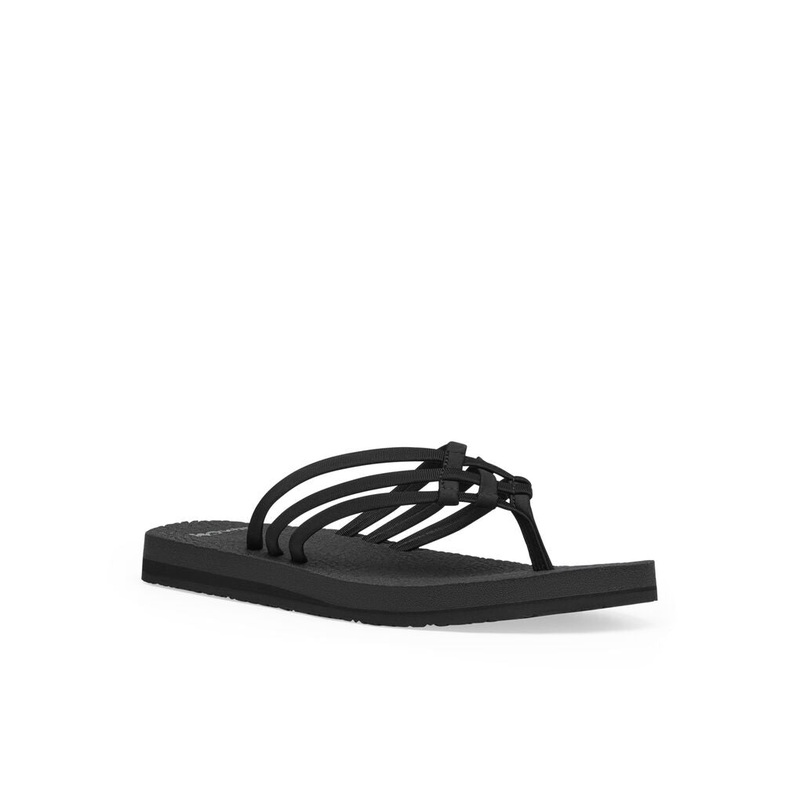 Women’s Yoga Sandy Sandal|Black|Tan/White|5 M|6 M|7 M|8 M|9 M|10 M|11 M