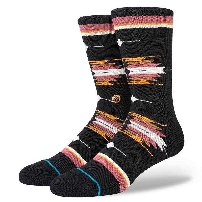 Cloaked Crew Sock|Washed Black|MD|LG