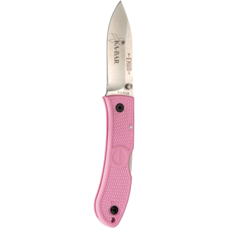 Dozier Folding Hunter Knife – Pink