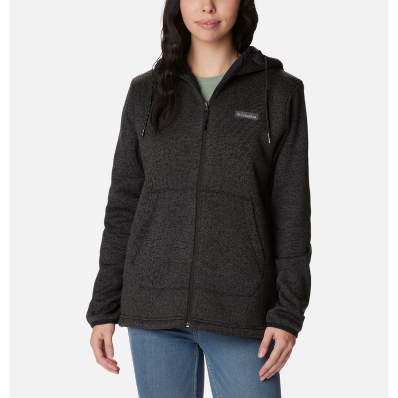 Women’s Sweater Weather Sherpa Full Zip Hooded Jacket