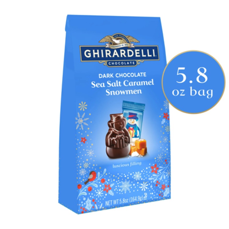Dark Chocolate Sea Salt Snowmen Bag