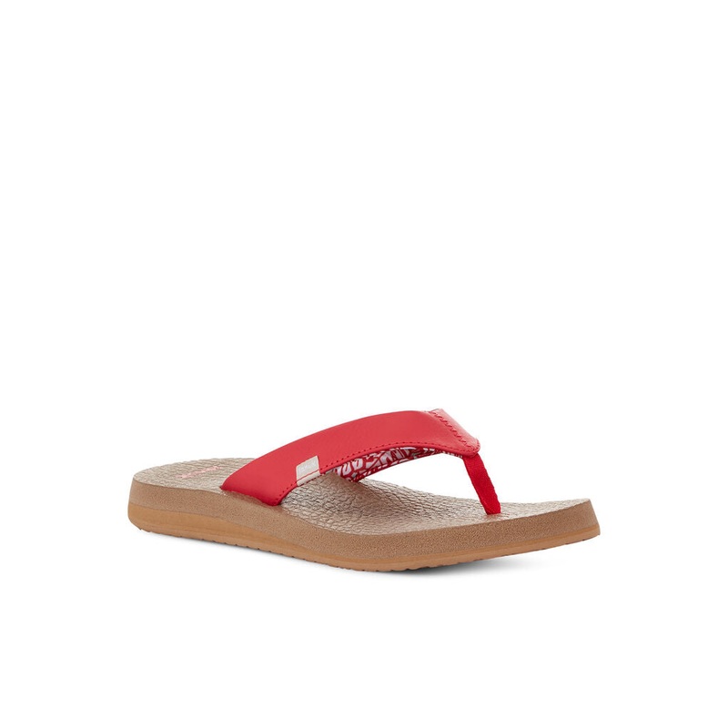 Women’s Yoga Mat Sandal – Bittersweet Red